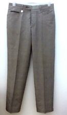 *Strongberg* Men's Teflon Coated Polyester Black&Cream Hound Tooth Trousers 34R for sale  UK
