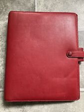 Filofax belgravia red for sale  STAINES-UPON-THAMES