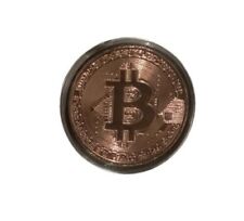 Bitcoin Cobre Token BTC Conmemorativo en cápsula 40mm Dije Moneda Coleccionable, usado segunda mano  Embacar hacia Mexico