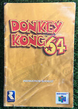 Usado, Donkey Kong 64 N64 SOMENTE MANUAL | NINTENDO 64 | FRETE GRÁTIS comprar usado  Enviando para Brazil