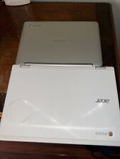 2 Chromebooks, Asus c100p e Acer cb5-132t, sem cabos de carregamento , usado comprar usado  Enviando para Brazil