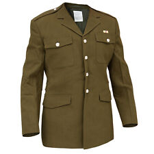 British Army No 2 Dress Uniform Jacket Tunic Khaki Olive Vintage Pattern 1980 myynnissä  Leverans till Finland