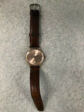Usado, Kenneth Cole New York relógio de quartzo masculino tom prata com pulseira de couro e data  comprar usado  Enviando para Brazil