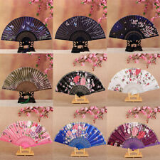 Folding fan silk for sale  UK