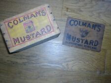 Vintage colman mustard for sale  YORK
