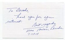 Cartão de índice autografado Tina Towner Pender 3x5 JFK Assassination Witness comprar usado  Enviando para Brazil