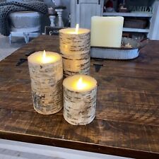 Luminara flameless birch for sale  Shipping to Ireland