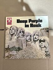 ÁLBUM DE VINIL DEEP PURPLE IN ROCK (EDIÇÃO ALEMÃ 1970) ENTREGA GRATUITA NO REINO UNIDO  comprar usado  Enviando para Brazil