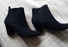 Black suede ankle for sale  GLASGOW