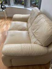 Cream leather seater for sale  ROTHERHAM