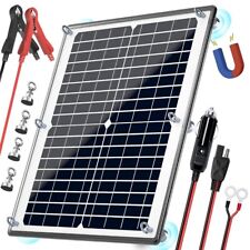 POWOXI Solar Panel, 12V 20W Magnetic Solar Battery Charger Maintainer, used for sale  Shipping to South Africa