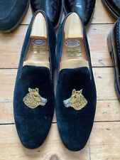 Bespoke velvet slippers for sale  LONDON