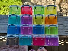 Caixa realmente útil mini organizador de caixas de armazenamento de plástico multicolor comprar usado  Enviando para Brazil