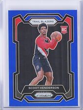 Used, 2023-24 Panini Prizm Scoot Henderson Blue Prizm Rookie RC Blazers 186/199 ACE for sale  Shipping to South Africa