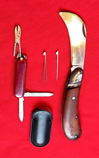 Cuchillo de jardín plegable vintage Hans Weber. Alemania. Estigma HaWe + BONIFICACIÓN, usado segunda mano  Embacar hacia Argentina
