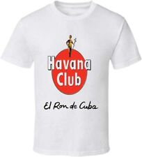 Camiseta blanca de ron cubano Havana Club, manga corta, camiseta unisex segunda mano  Embacar hacia Argentina