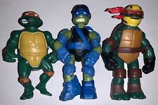 3 Tortugas Ninja Teenage Mutant 4,5"" y totalmente móviles ~ 1 es vintage segunda mano  Embacar hacia Argentina