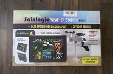 Sainlogic Wireless Weather Station with Outdoor Sensor and Weather Forecast, used for sale  Shipping to South Africa
