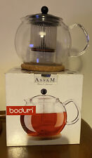 Vintage Bodum Assam C Jorgensen Glass Teapot Plastic Infuser Rare Cork Mat Boxed for sale  BRIERLEY HILL