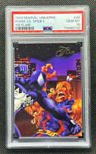 1994 Marvel Universe Flair #49 Puma vs Spidey Spider-Man PSA 10 for sale  Shipping to South Africa