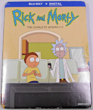 Conjunto completo de 3 discos Blu-ray Rick and Morty temporadas 1-3 (1 2 3), usado comprar usado  Enviando para Brazil