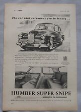 1954 humber super for sale  DARWEN
