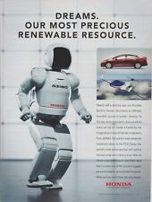 Honda 2008 - robot humanoide ASIMO - FCX Clarity - avión de ensueño - foto publicitaria impresa segunda mano  Embacar hacia Argentina