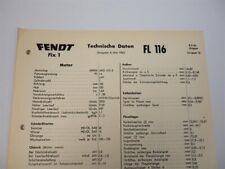 Fendt fl116 fix1 gebraucht kaufen  Merseburg