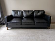 Faux leather sofa for sale  Valparaiso