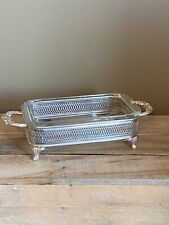 Leonard silverplate footed for sale  New Albany