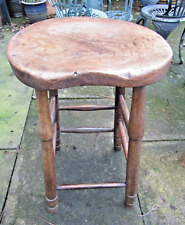 Antique elm stool for sale  DONCASTER