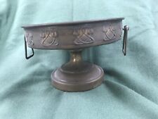 Used, Art Nouveau brass tazza / plant pot stand for sale  POOLE