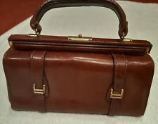 Vintage leather handbag for sale  STROUD