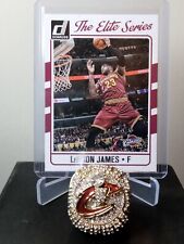 Anillo de campeonato de la NBA LeBRON JAMES 2016 (talla 11) + tarjeta de los Cavaliers de la serie Elite segunda mano  Embacar hacia Argentina