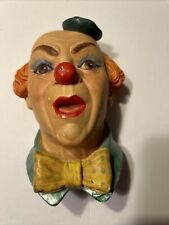 plaster clowns hand painted for sale  London
