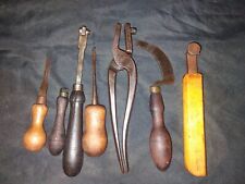 Usado, Lote de 7 herramientas antiguas vintage para zapatero de cuero (7) segunda mano  Embacar hacia Argentina