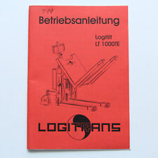 Logitrans lt1000 hebe gebraucht kaufen  Duderstadt