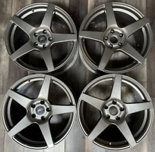 18" FORGESTAR CF5 GLOSS ANTHRACITE SQUARED WHEELS RIMS FOR AUDI A5 S5 A4 S4 A6, used for sale  Shipping to South Africa