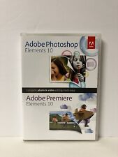 Adobe Photoshop Elements 10 & Premiere Elements 10 Win/Mac 2011 EXCELENTE comprar usado  Enviando para Brazil