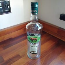 Empty zubrowka vodka for sale  TAMWORTH
