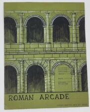 Used, VINTAGE 1960S ORIGINAL ARCHITECTURAL ARTWORK ALL HAND DRAWN ROMAN ARCADE for sale  Shipping to South Africa