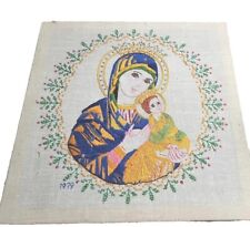 Vintage embroidered mary for sale  East Islip