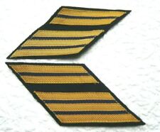 Gebraucht, 1 Paar Marine Ärmelabzeichen OBERSTABSGEFREITER gelb/blau Dienstgradabzeichen #1 gebraucht kaufen  Stadtlohn