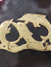 Brass dolphins waves for sale  Saint Louis