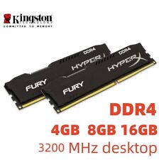 Memoria RAM de escritorio HyperX FURY DDR4 8 GB 16 GB 32 GB 3200 MHz PC4-25600 DIMM 288 pines segunda mano  Embacar hacia Argentina