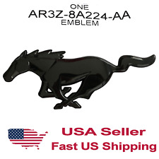 Emblema de parrilla delantera 8" negro caballo para correr para Ford Mustang 2010 - 2014, usado segunda mano  Embacar hacia Mexico