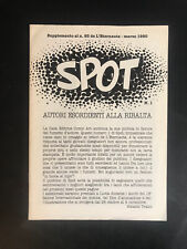 Spot supplemento n.83 usato  Imola