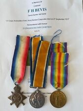 Ww1 casualty medals for sale  PETERBOROUGH