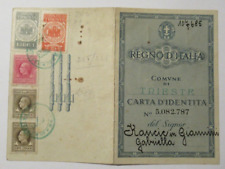 Trieste carta identita usato  Trieste