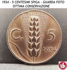 1934 centesimi moneta usato  Seregno